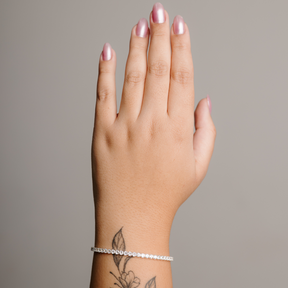 Pulseira Feminina em Prata - Riviera 3,5mm