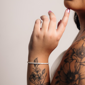 Pulseira Feminina em Prata - Riviera 3,5mm