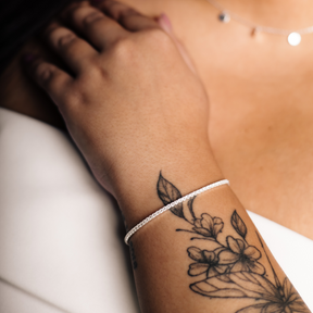 Pulseira Feminina em Prata - Riviera 2mm
