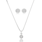 Conjunto Feminino em Prata - Ponto de Luz