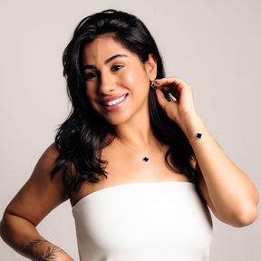 Conjunto Feminino em Prata - Trevo Único