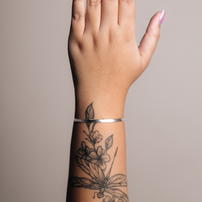 Pulseira Feminina em Prata - Laminada