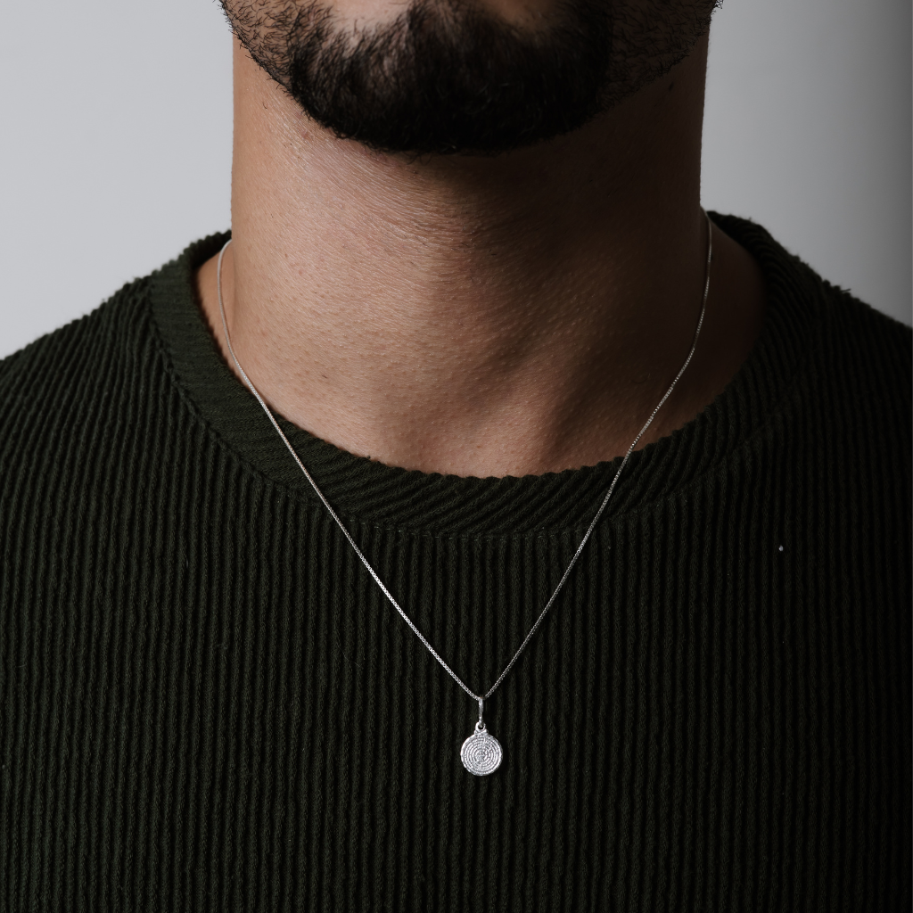 Pingente em Prata 925 - Pai Nosso