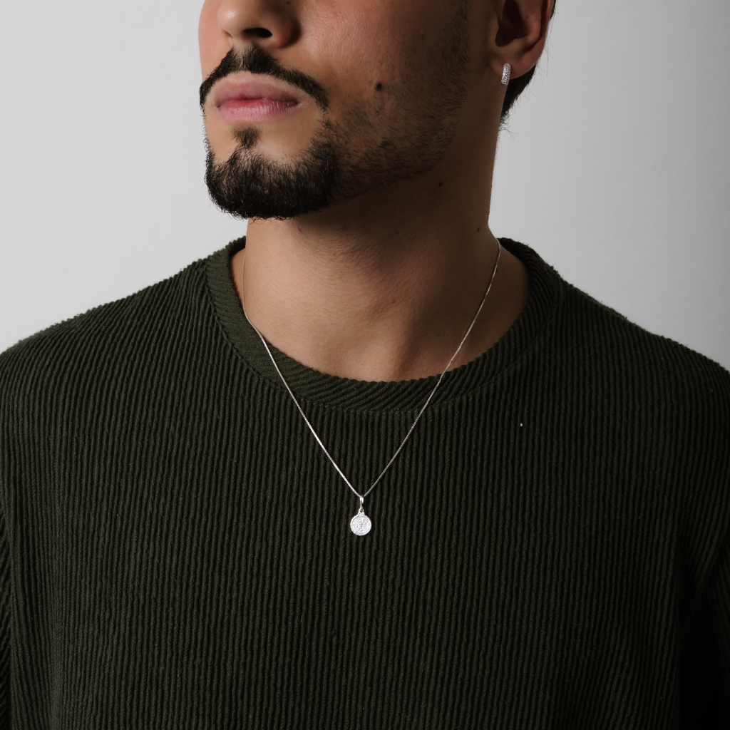 Pingente em Prata 925 - Pai Nosso