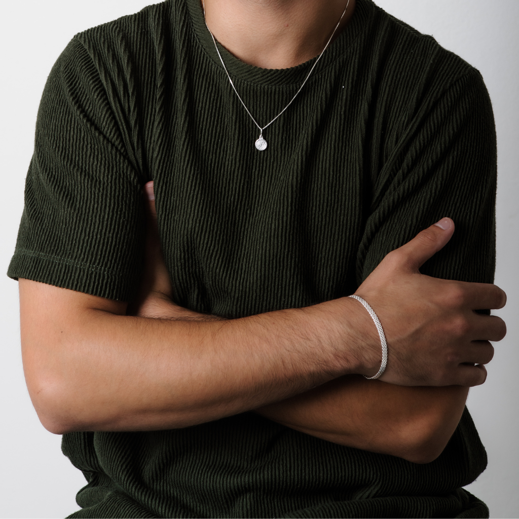 Pulseira em Prata 925 - Esteira 4mm