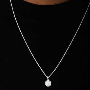 Pingente em Prata 925 - São Bento Cravejado