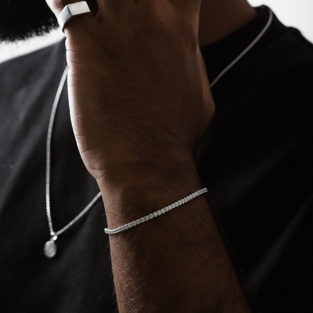 Pulseira em Prata 925 - Riviera 2mm