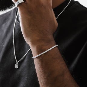 Pulseira em Prata 925 - Riviera 2mm