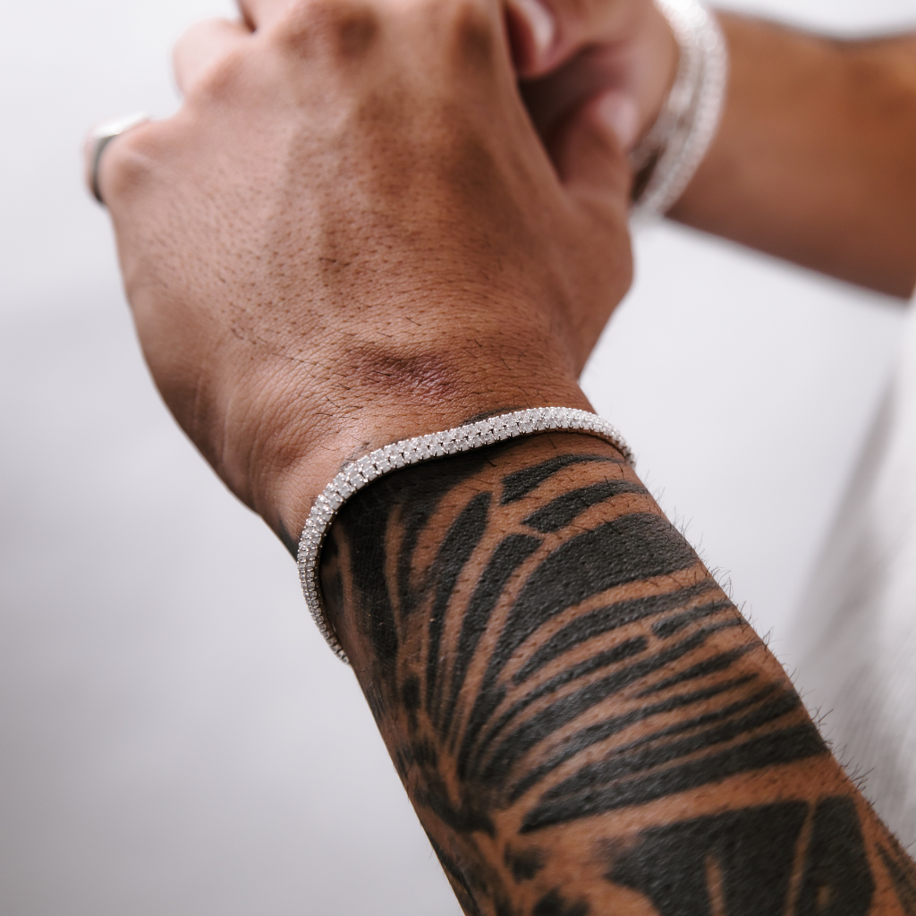 Pulseira em Prata 925 - Riviera Dupla
