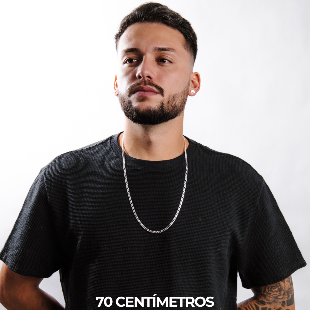 Corrente em Prata 925 - Grumet 4mm