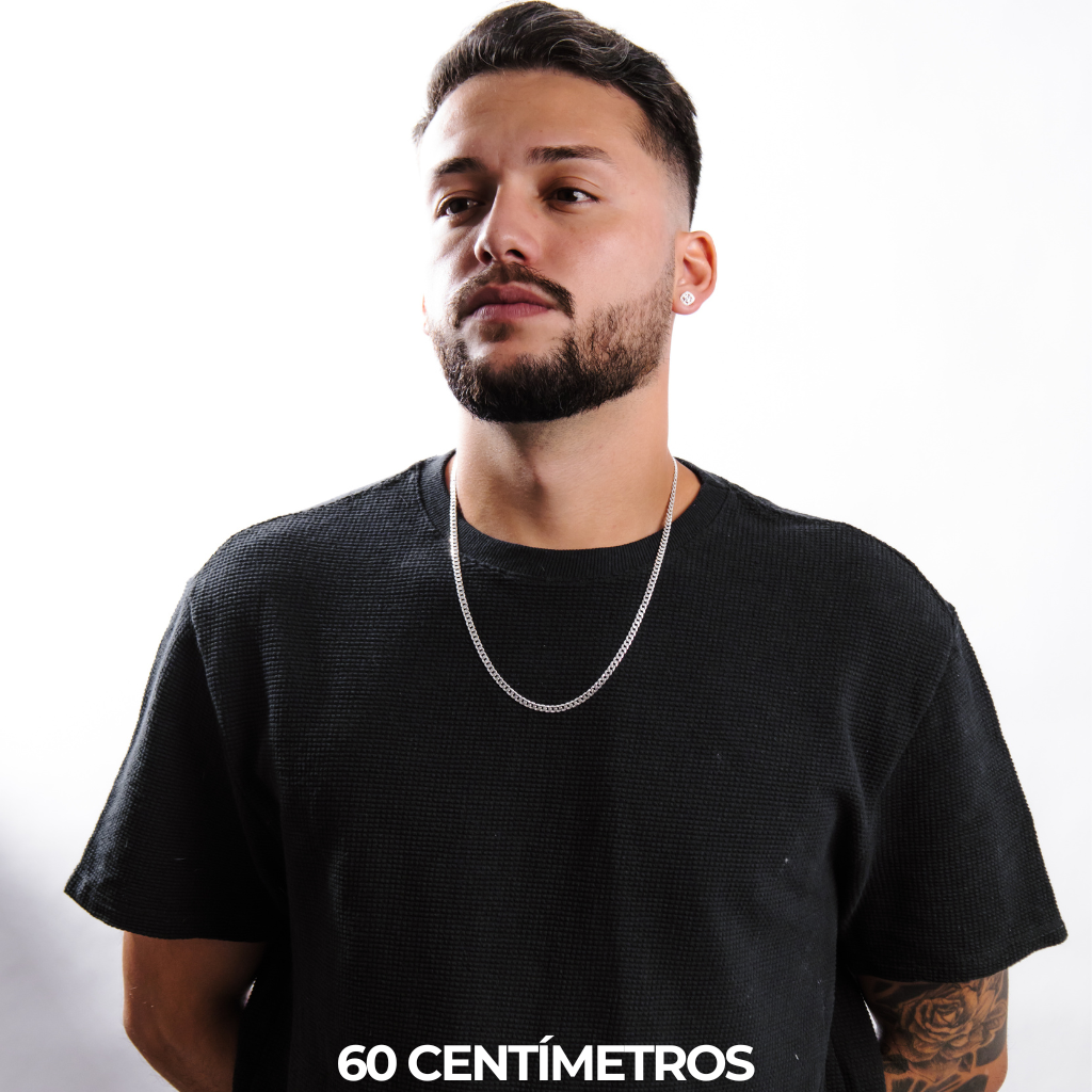 Corrente em Prata 925 - Grumet 4mm