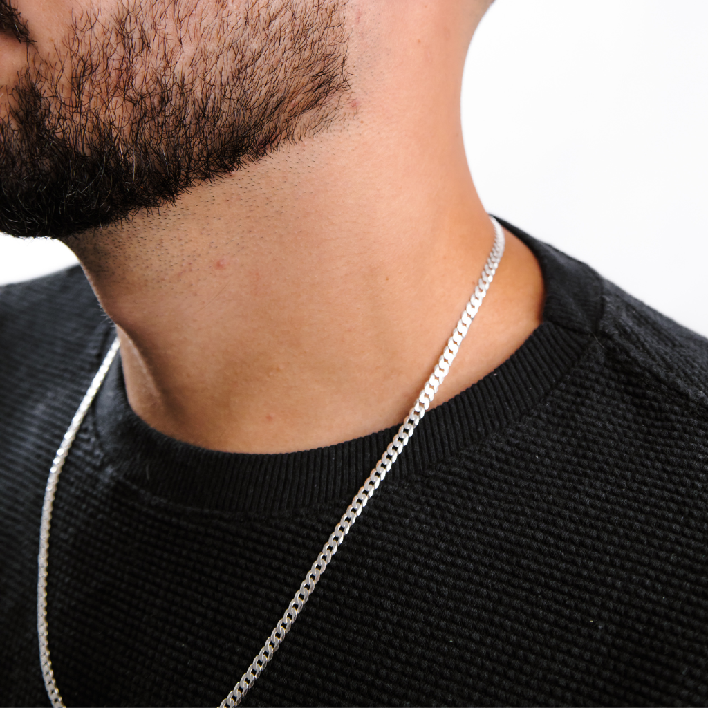 Corrente em Prata 925 - Grumet 4mm