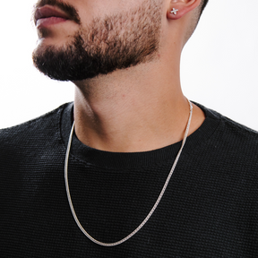 Corrente em Prata 925 - Grumet Duplo 3mm