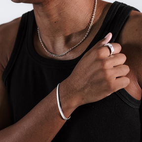 Pulseira em Prata 925 - Cobra 4,3mm