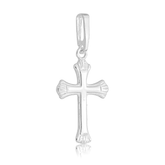 Pingente em Prata 925 - Cruz Detalhada