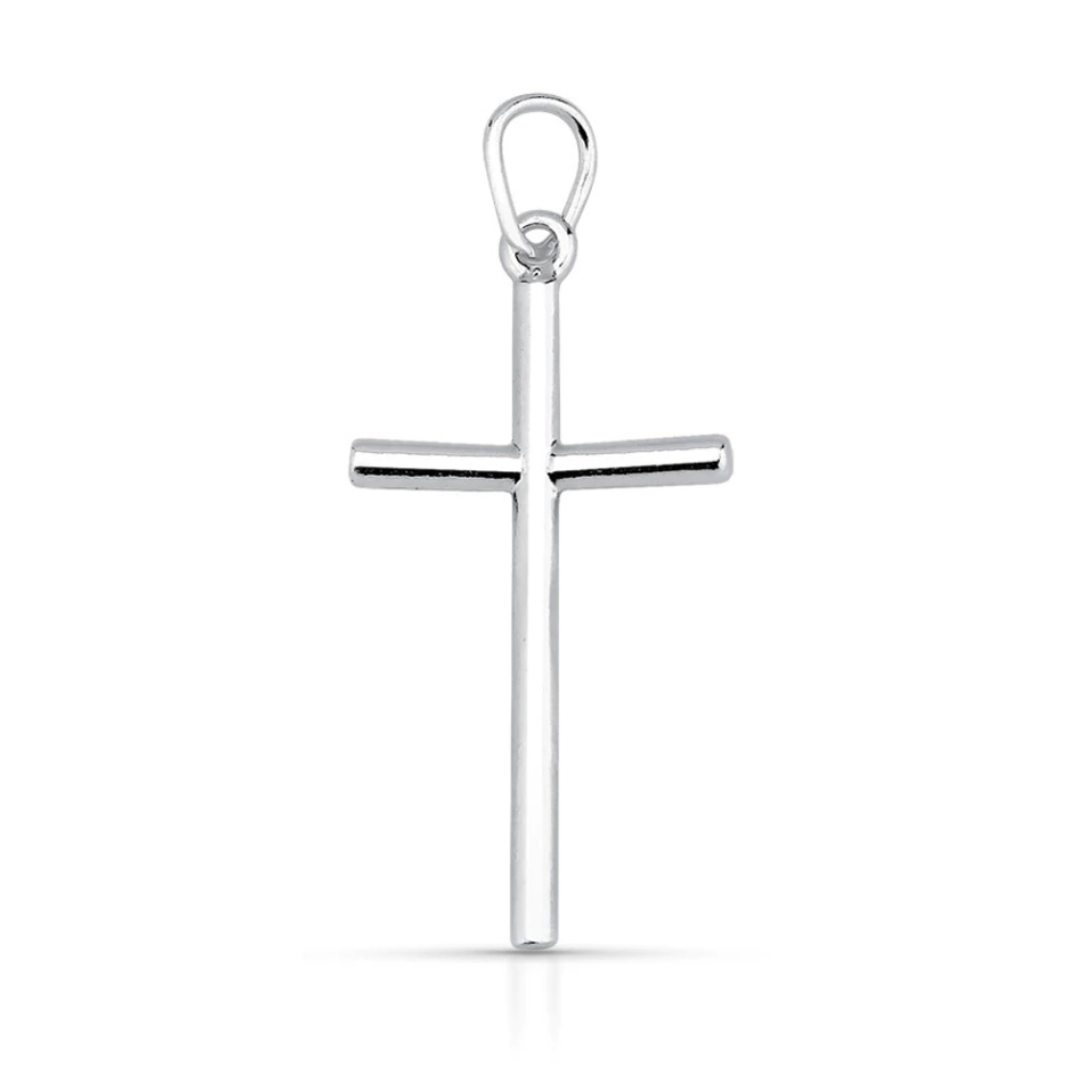 Pingente em Prata 925 - Cruz Lisa