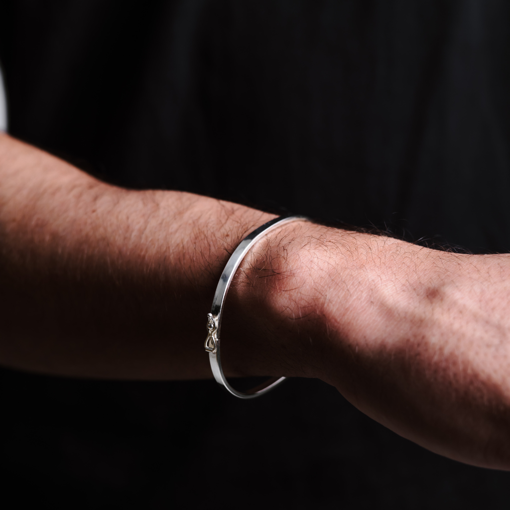 Bracelete em Prata 925 - Fio Quadrado