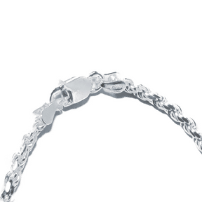Pulseira em Prata 925 - Cordão Baiano 3mm