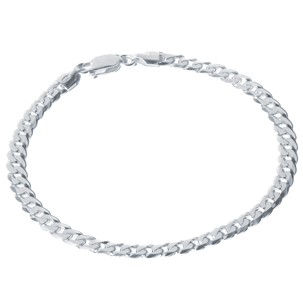 Pulseira em Prata 925 - Grumet 4mm