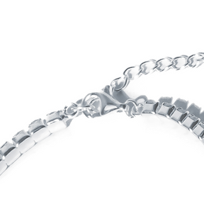 Pulseira Feminina em Prata - Riviera 3,5mm