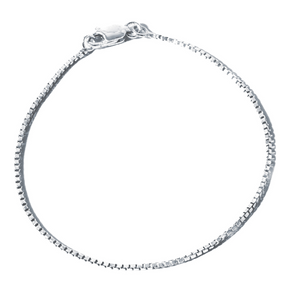 Pulseira em Prata 925 - Veneziana 1 Fio