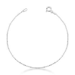 Pulseira em Prata 925 - Esferas Diamantada