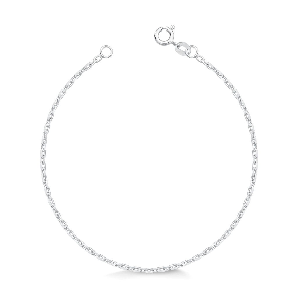 Pulseira em Prata 925 - Cadeado 1mm
