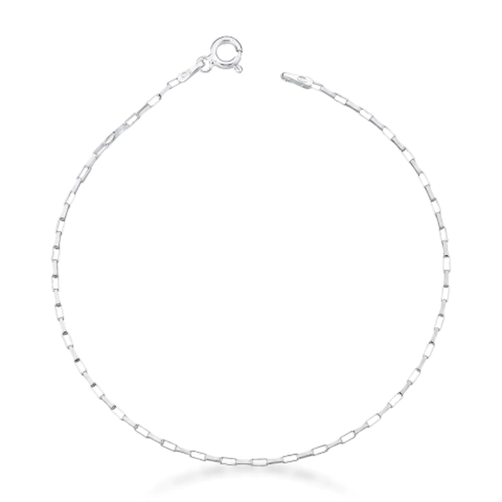 Pulseira em Prata 925 - Elo Tijolinho