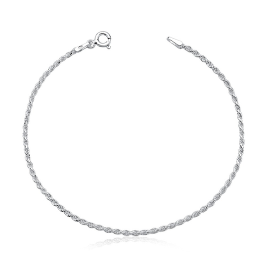 Pulseira em Prata 925 - Cordão Baiano 1,5mm
