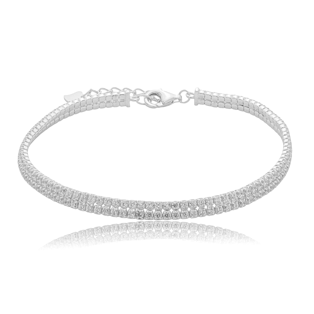 Pulseira em Prata 925 - Riviera Dupla