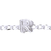 Pulseira em Prata 925 - Letra Única
