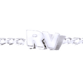 Pulseira em Prata 925 - Letra Dupla