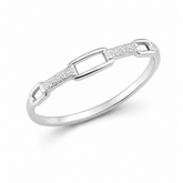 Anel Triplete Diamantado em Prata 925 com acabamento premium.