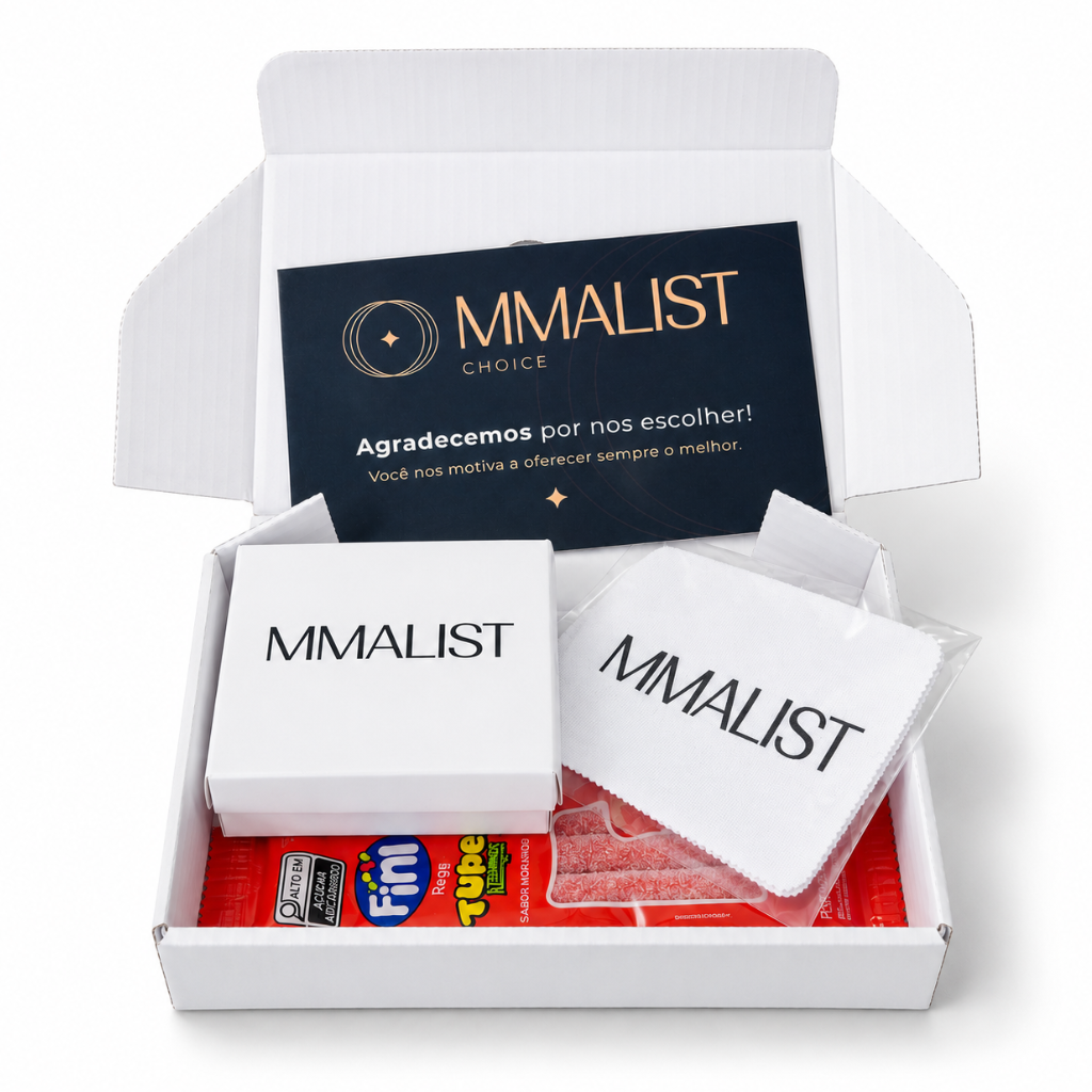 Caixa MMALIST para joias em prata 925