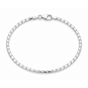Detalhes da Pulseira Catena Diamantada em Prata 925 com acabamento premium e design minimalista.