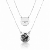 Escapulário em Prata 925 - Medalha Personalizada com Foto