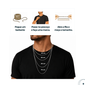 Corrente em Prata 925 - Grumet 2mm