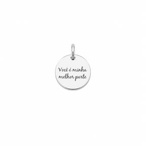 Pulseira Personalizada em Prata 925 - Medalha com Foto