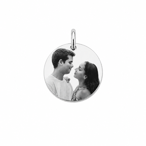 Pulseira Personalizada em Prata 925 - Medalha com Foto