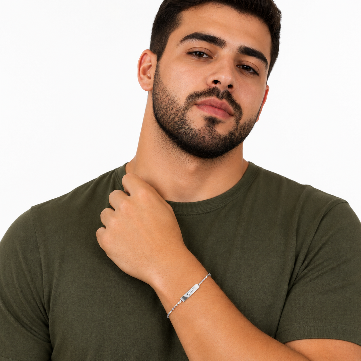 Pulseira Personalizada em Prata 925 - Sorriso