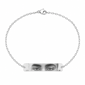 Pulseira Personalizada em Prata 925 - Olhar