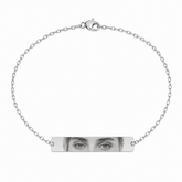 Pulseira Personalizada em Prata 925 - Olhar