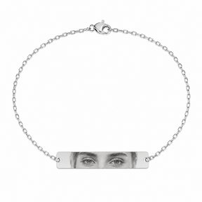 Pulseira Personalizada em Prata 925 - Olhar