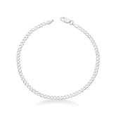 Pulseira Grumet 3 mm em Prata 925 com acabamento polido e fecho mosquetão.
